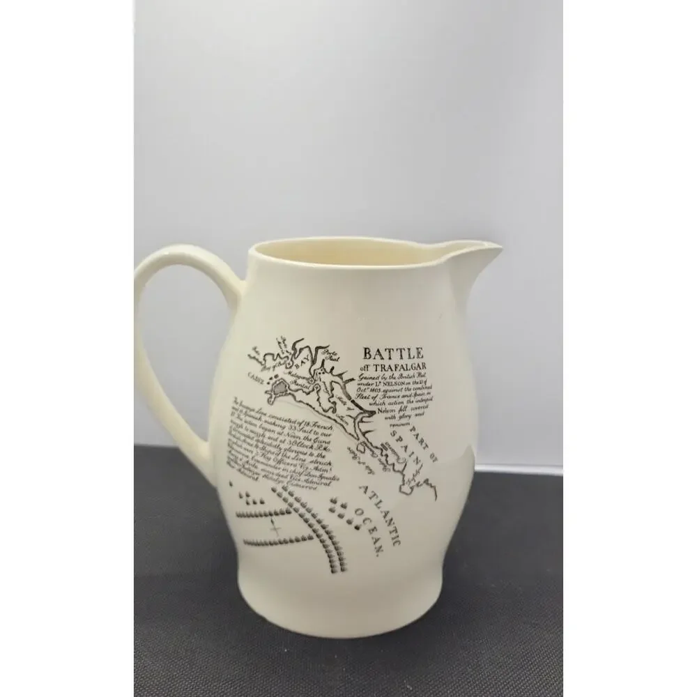 Vintage Wedgwood Lord Nelson Trafalgar Pitcher American Heritage Made England